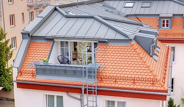 Appartamento mansardato a 1 camera | München-Sendling | 700402 | Blick auf die Dachterrasse