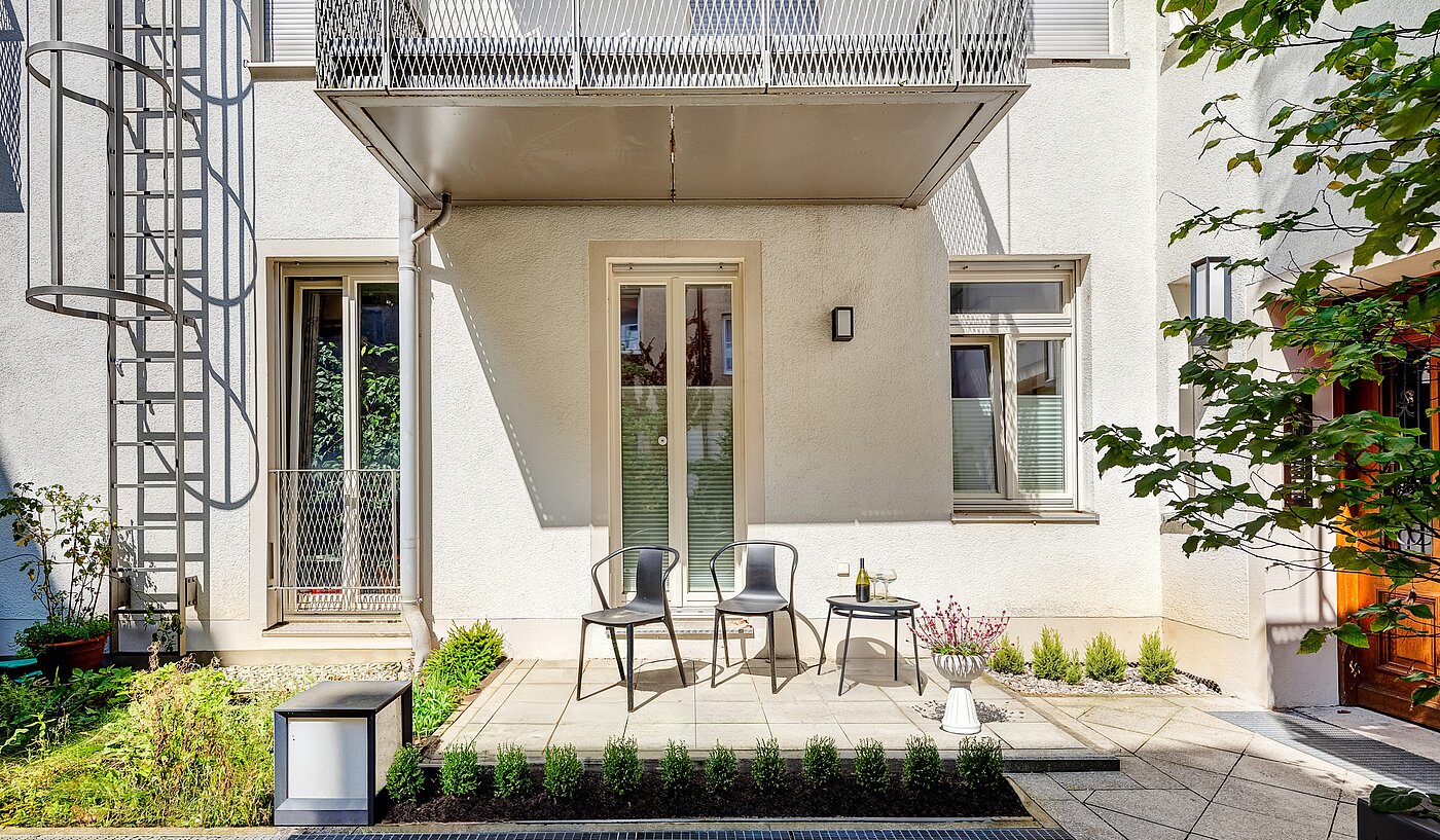 Appartamento al piano terra a 1.5 camere | München-Lehel | 70149 | ...im ruhigen Innenhof