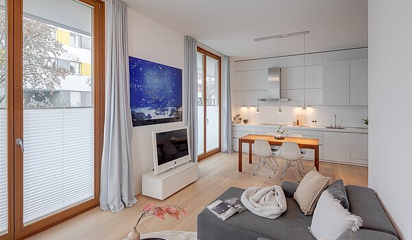 Piano rialzato a 3 camere | München-Sendling | 2009ML8 | ...mit bodentiefen Fenstern...