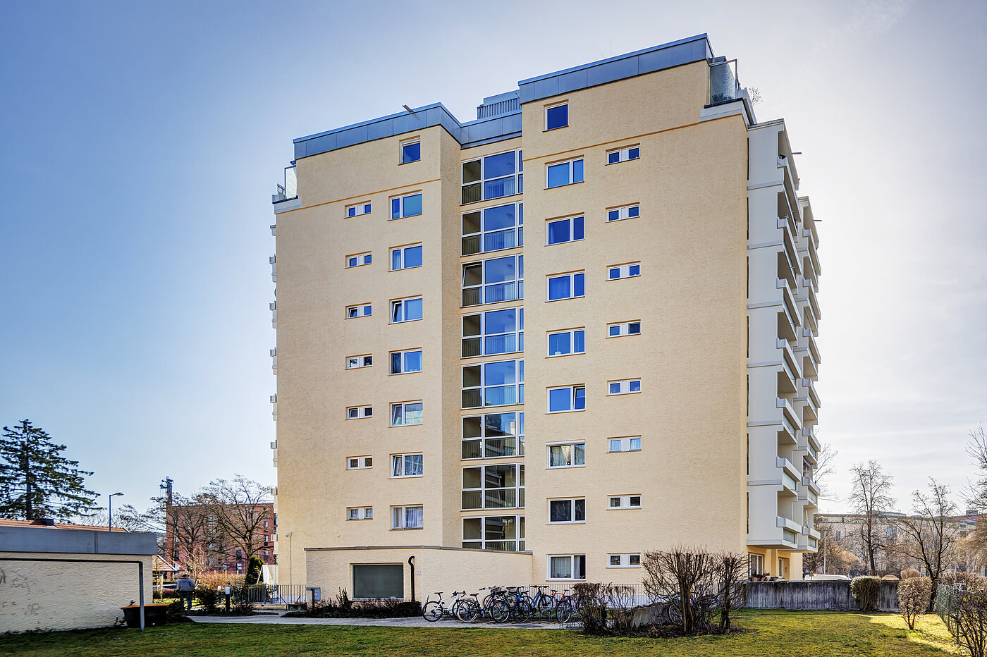 Appartamento a 2 camere | München-Moosach | 70407 | Außenansicht