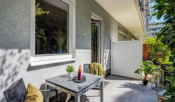 Appartamento al piano terra a 2 camere | München-Schwabing | 70394 | Süd-Terrasse
