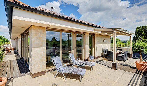 Penthouse a 3.5 camere | München-Oberföhring | 70237 | Großzügige Dachterrasse...