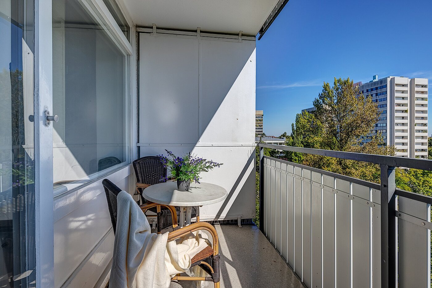 Appartamento a 1 camera | München-Schwabing | 2109ML1 | Großer Balkon in Richtung...