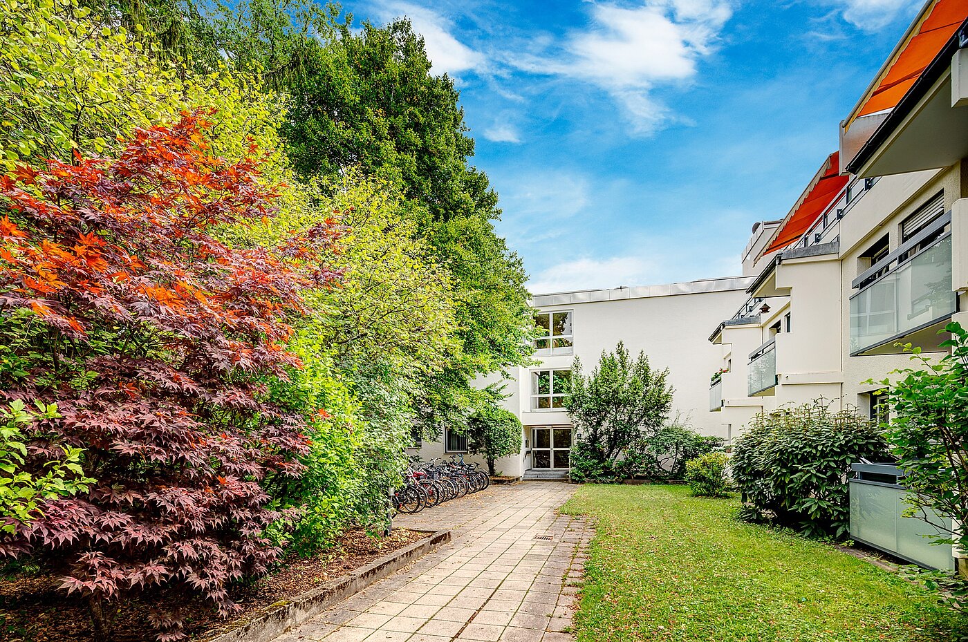 Appartamento a 1.5 camere | München-Sendling-Westpark | 2207ML4 | Schön eingewachsene Grünanlage...