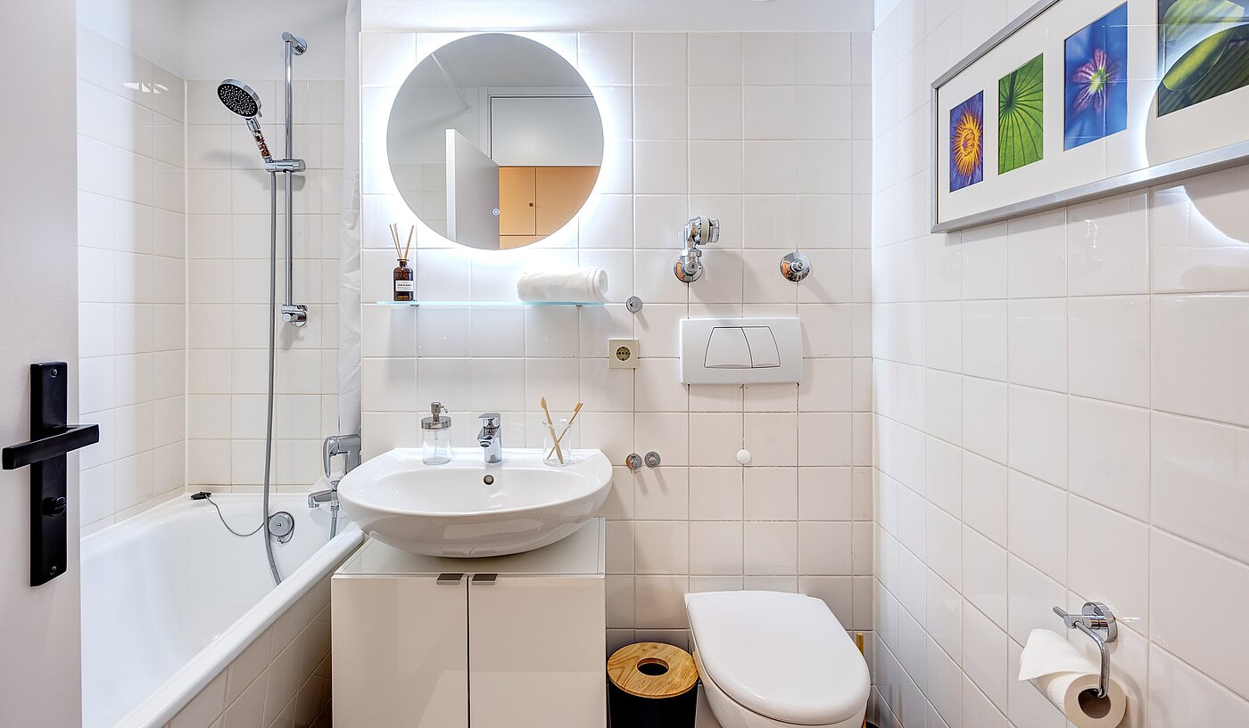 Appartamento a 1 camera | München-Maxvorstadt | 70132 | ...Bad mit Badewanne