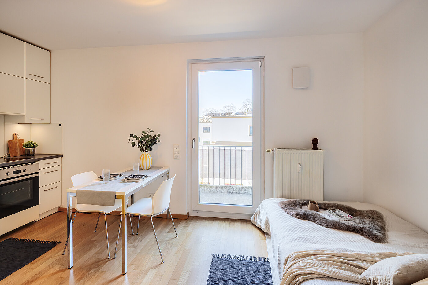 Apartment a 1 camera | München-Ramersdorf | 70415 | Wohn- und Schlafzimmer
