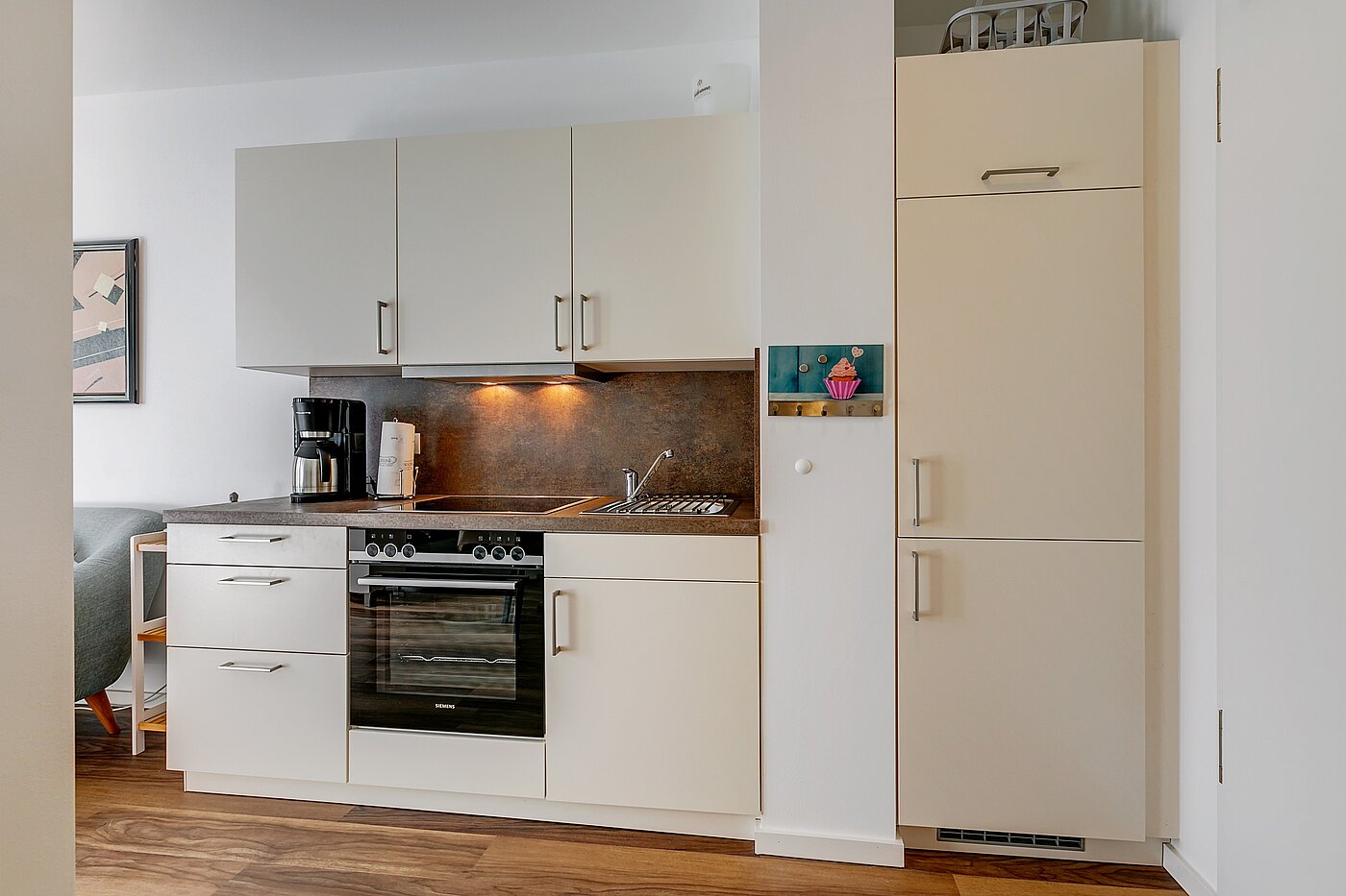 Appartamento al piano terra a 1 camera | München-Milbertshofen | 2202ML8 | Integrierte Küchenzeile