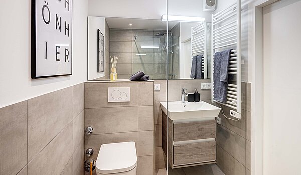 Appartamento a 1 camera | München-Bogenhausen | 70457 | Badezimmer