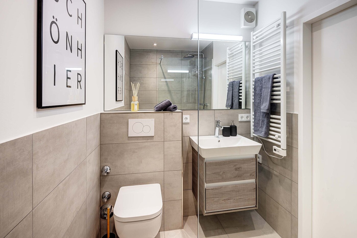 Appartamento a 1 camera | München-Bogenhausen | 70457 | Badezimmer