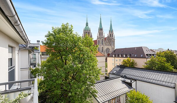 Appartamento a 3 camere | München-Ludwigsvorstadt | 70488 | ...Blick ins Grüne