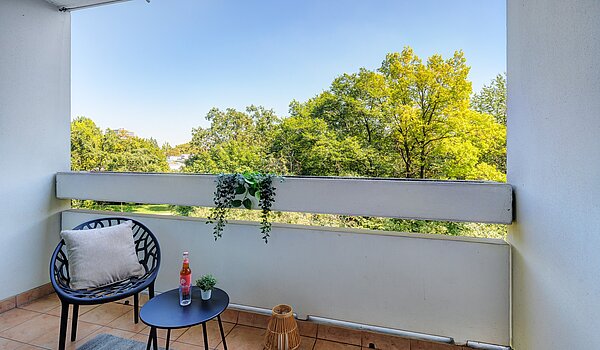 Appartamento a 3 camere | München-Bogenhausen | 70261 | ...und Balkon