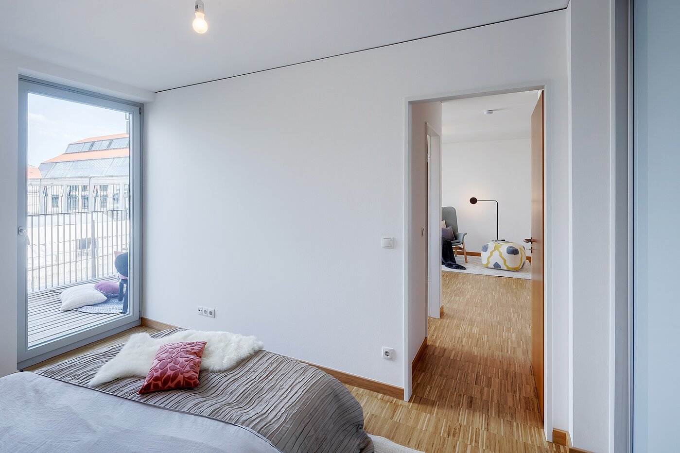 Appartamento a 2 camere | München-Schwanthalerhöhe | 2206ML11 | ...und ebenfalls Zugang zum Balkon