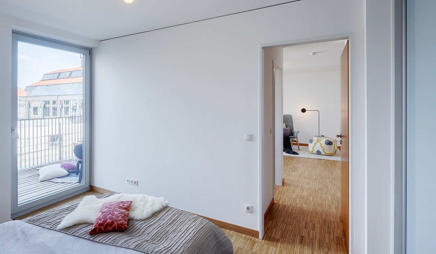 Appartamento a 2 camere | München-Schwanthalerhöhe | 2206ML11 | ...und ebenfalls Zugang zum Balkon