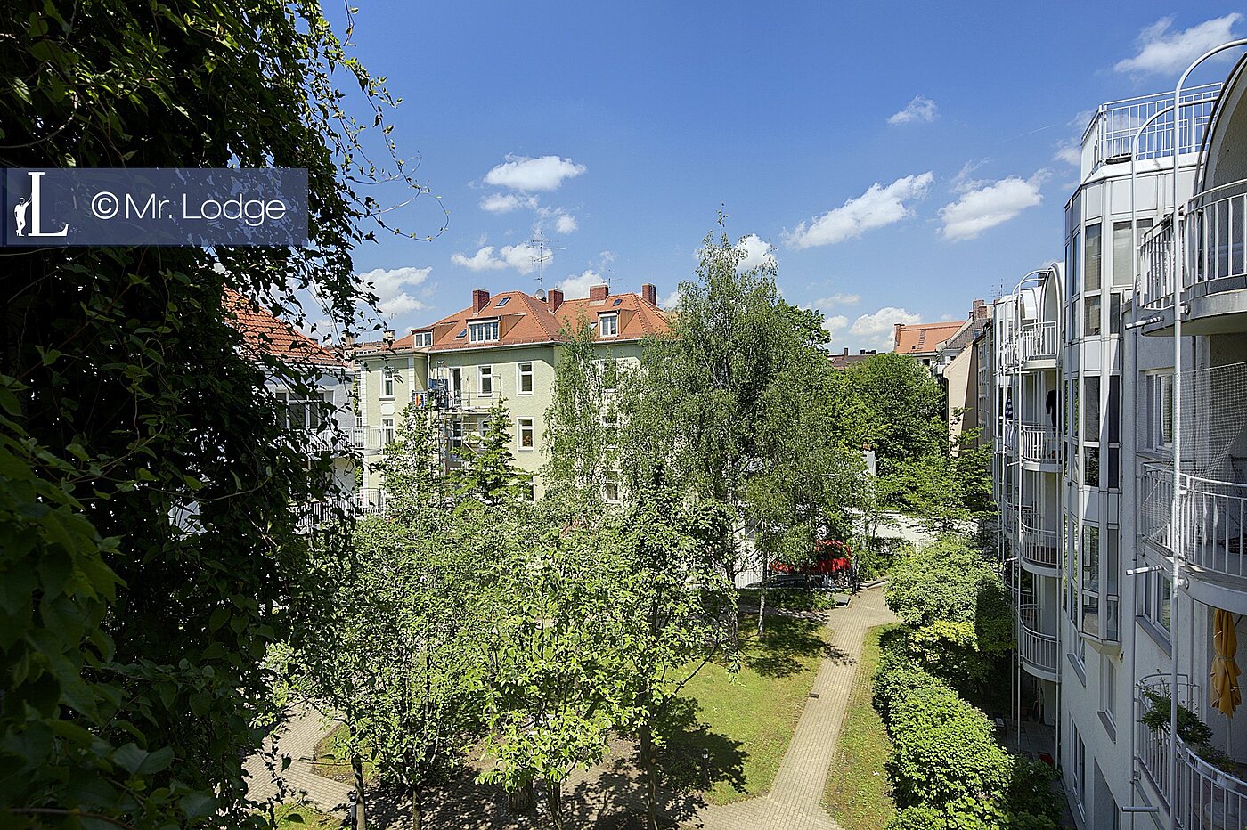 Appartamento a 2 camere | München-Lehel | 1605ML6 | Balkonausicht