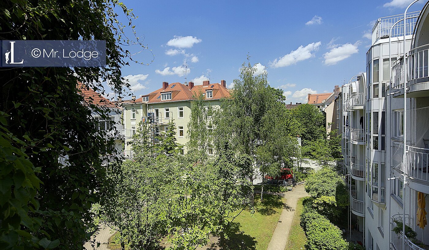 Appartamento a 2 camere | München-Lehel | 1605ML6 | Balkonausicht