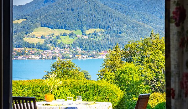 Appartamento al piano terra a 3 camere | Bad Wiessee | 70053 | Blick auf Bad Wiessee