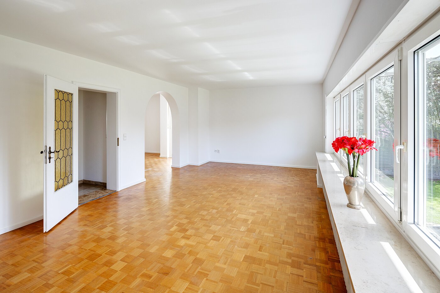 Casa bifamiliare a 4 camere | München-Solln | 70120 | Helles Wohnzimmer