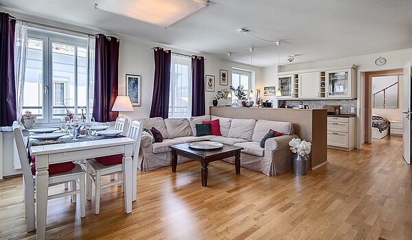 Appartamento Maisonette a 4 camere | München-Haidhausen | 1704ML1 | großes Wohnzimmer