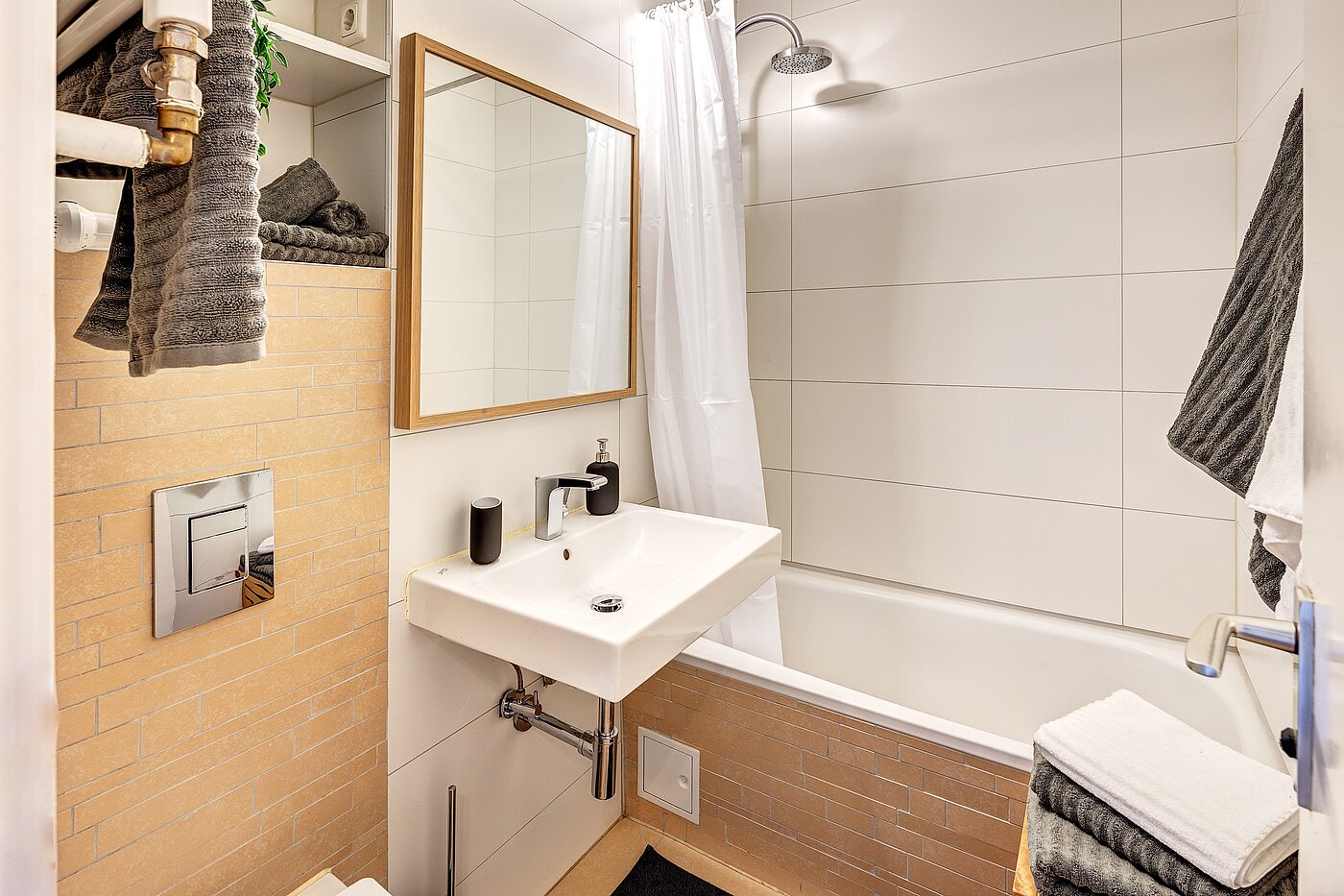 Appartamento a 1 camera | München-Schwabing | 2210ML3 | Bad mit Wanne...