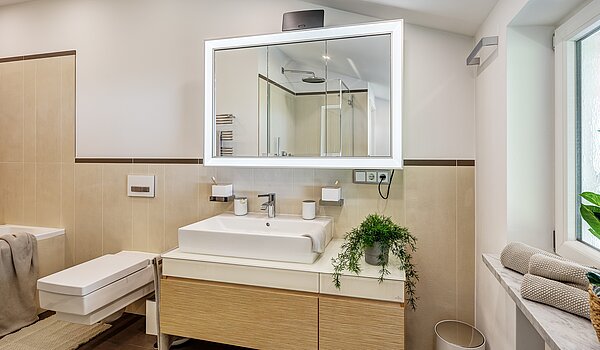 Casa a schiera d'angolo a 3 camere | Kreuth | 70037 | ...großem Waschtisch...