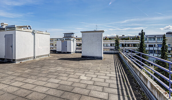 Appartamento al piano terra a 2 camere | München-Schwabing | 70394 | Gemeinschaftliche Dachterrasse