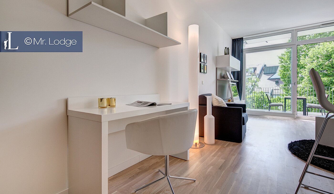Appartamento a 1 camera | München-Bogenhausen | 1802ML4 | Heller Arbeitsplatz