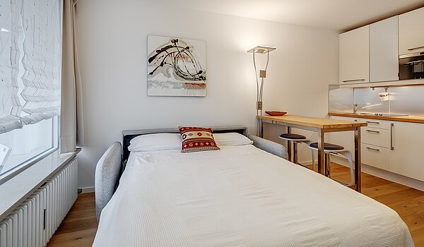 Appartamento a 1 camera | München-Schwabing | 70475 | ... mit Schlafsofa...
