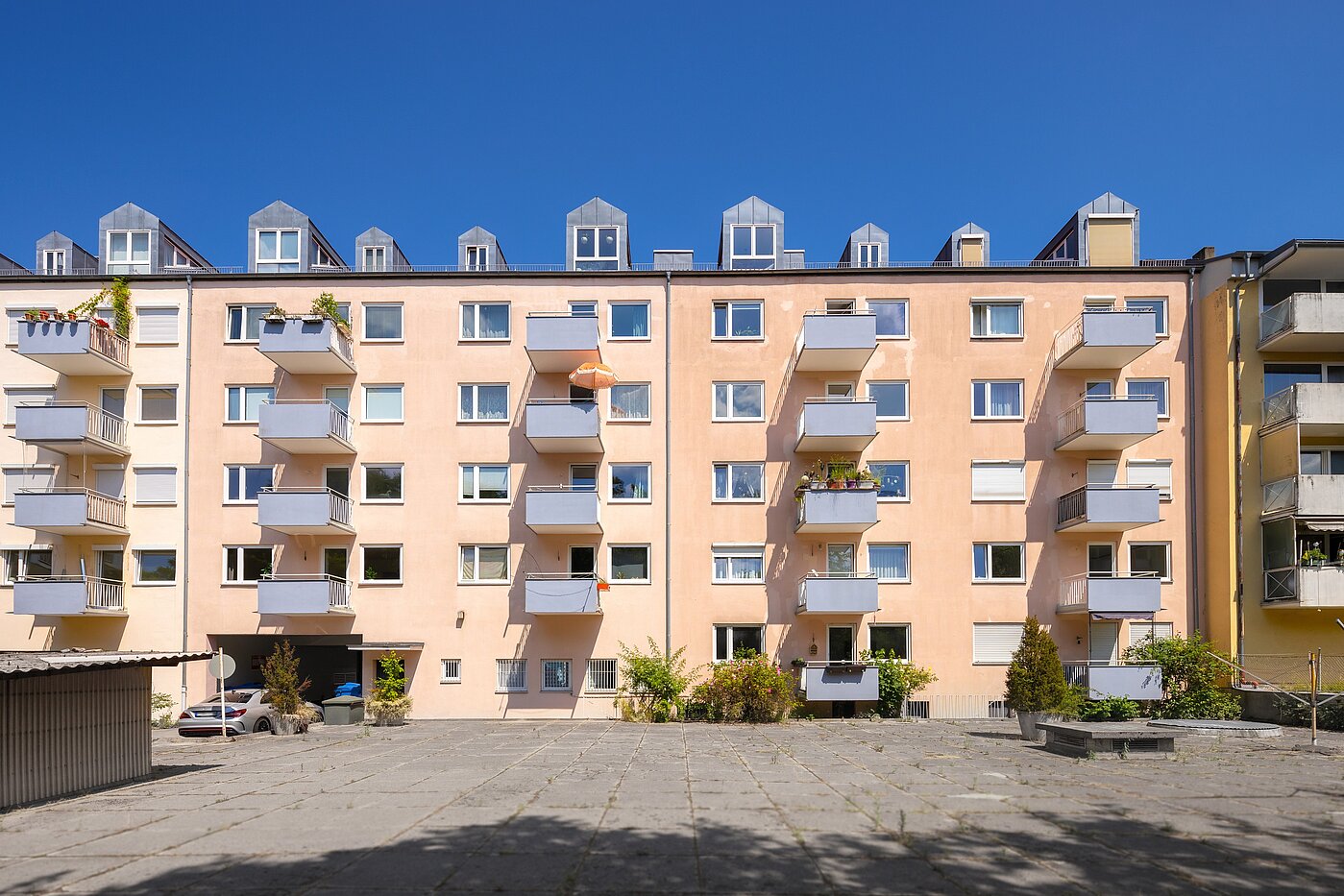 Appartamento a 3 camere | München-Obergiesing | 70028 | Hofansicht