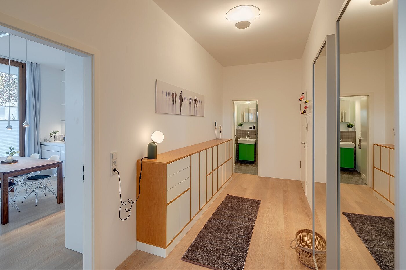 Piano rialzato a 3 camere | München-Sendling | 2009ML8 | Diele mit maßgefertigtem...