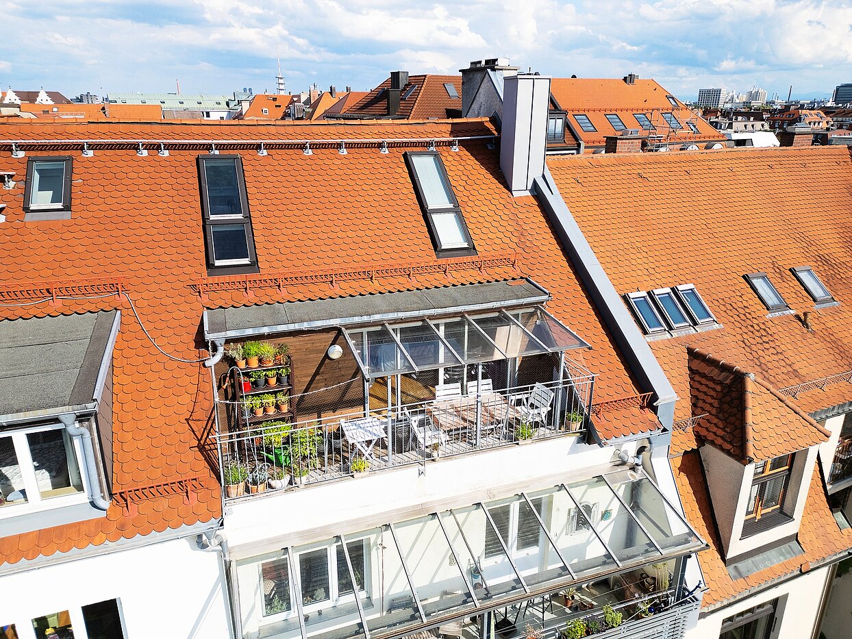 Appartamento a 5 camere | München-Neuhausen | 70140 | Vogelperspektive