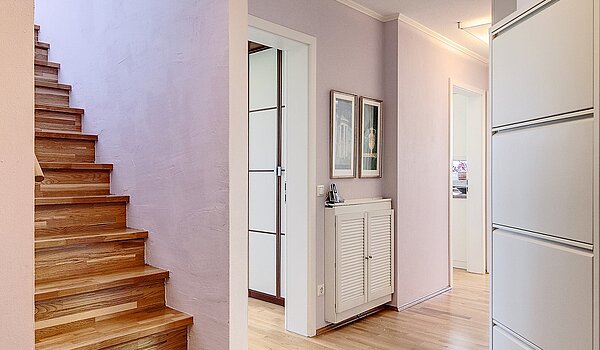 Appartamento Maisonette a 4 camere | München-Haidhausen | 1704ML1 | Treppe zur Dachterrasse