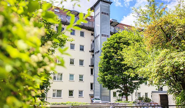 Appartamento a 1 camera | München-Schwabing | 70454 | Hausansicht mit...