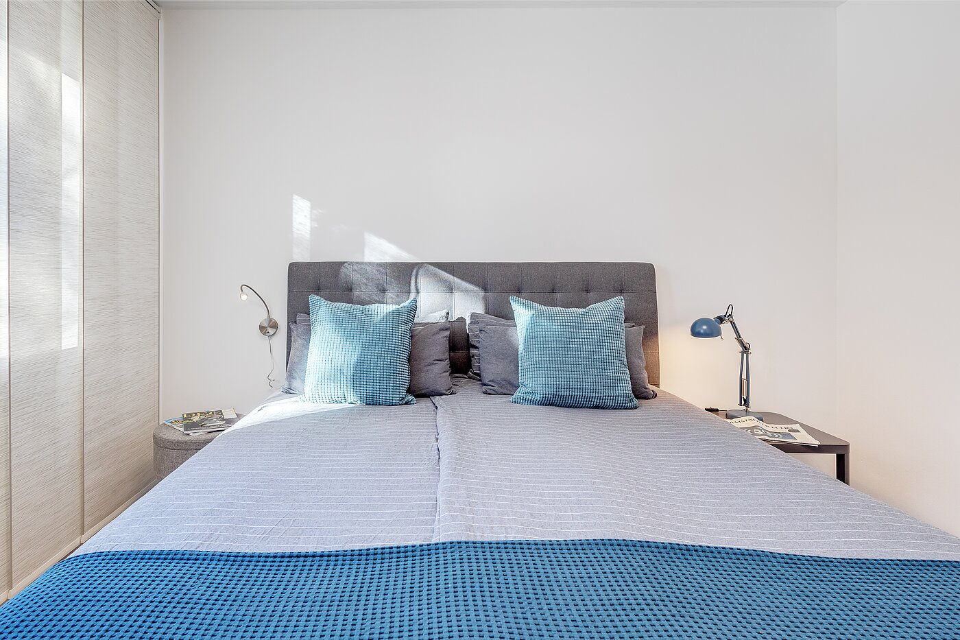 Appartamento al piano terra a 2 camere | München-Moosach | 70462 | Großes Bett