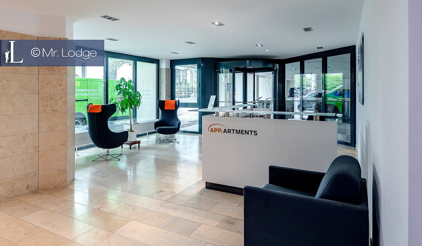 Appartamento a 1 camera | München-Bogenhausen | 1802ML4 | Empfangsbereich mit Concierge