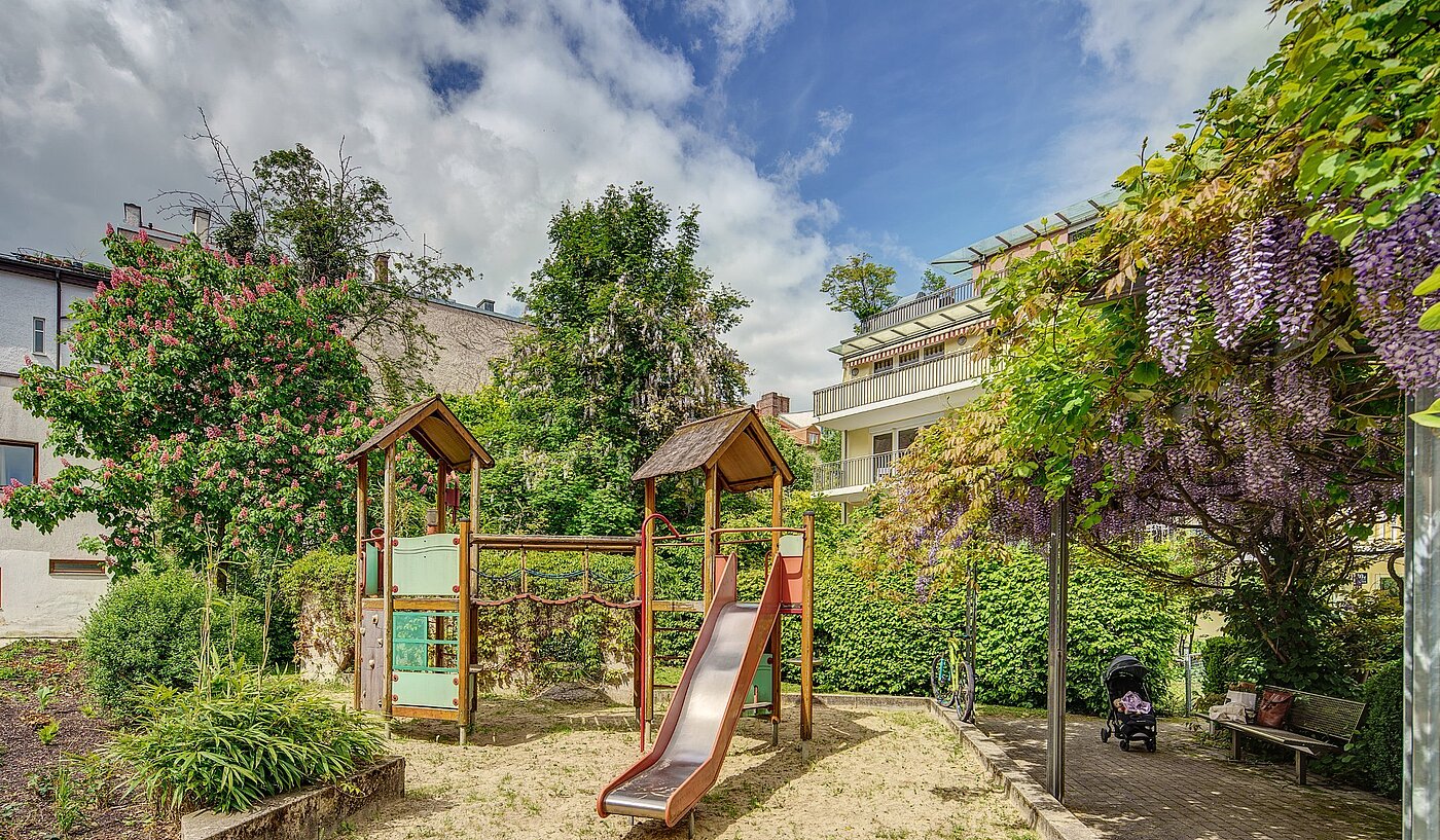 Appartamento a 1 camera | München-Isarvorstadt | 2104ML6 | grüne Innenhoflage