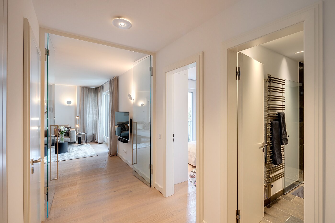 Appartamento a 3 camere | 70046 | Blick vom Eingang kommend