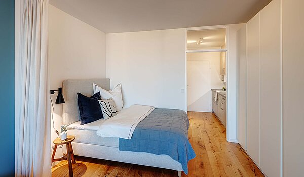 Appartamento a 1 camera | München-Bogenhausen | 70457 | Gemütliches Bett