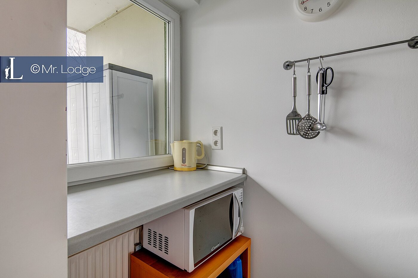 Appartamento a 1 camera | München-Milbertshofen | 1710ML5 | Küche mit Fenster