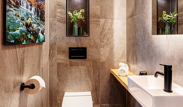 Appartamento al piano terra a 3 camere | Bad Wiessee | 70053 | Gäste WC