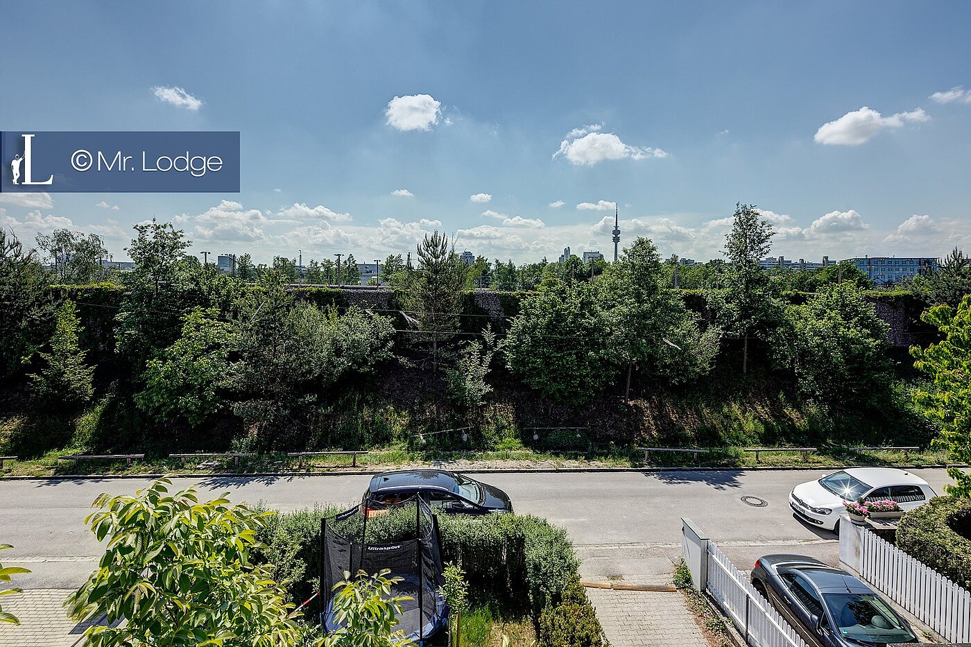 Appartamento mansardato a 3 camere | München-Hasenbergl | 1803D9 | Blick vom Balkon