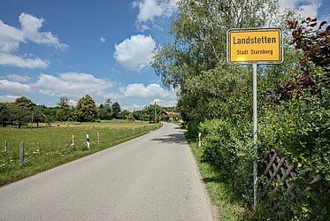 Starnberg-Landstetten: Terreno edificabile soleggiato in un idillio tranquillo - ca. 1.400m²