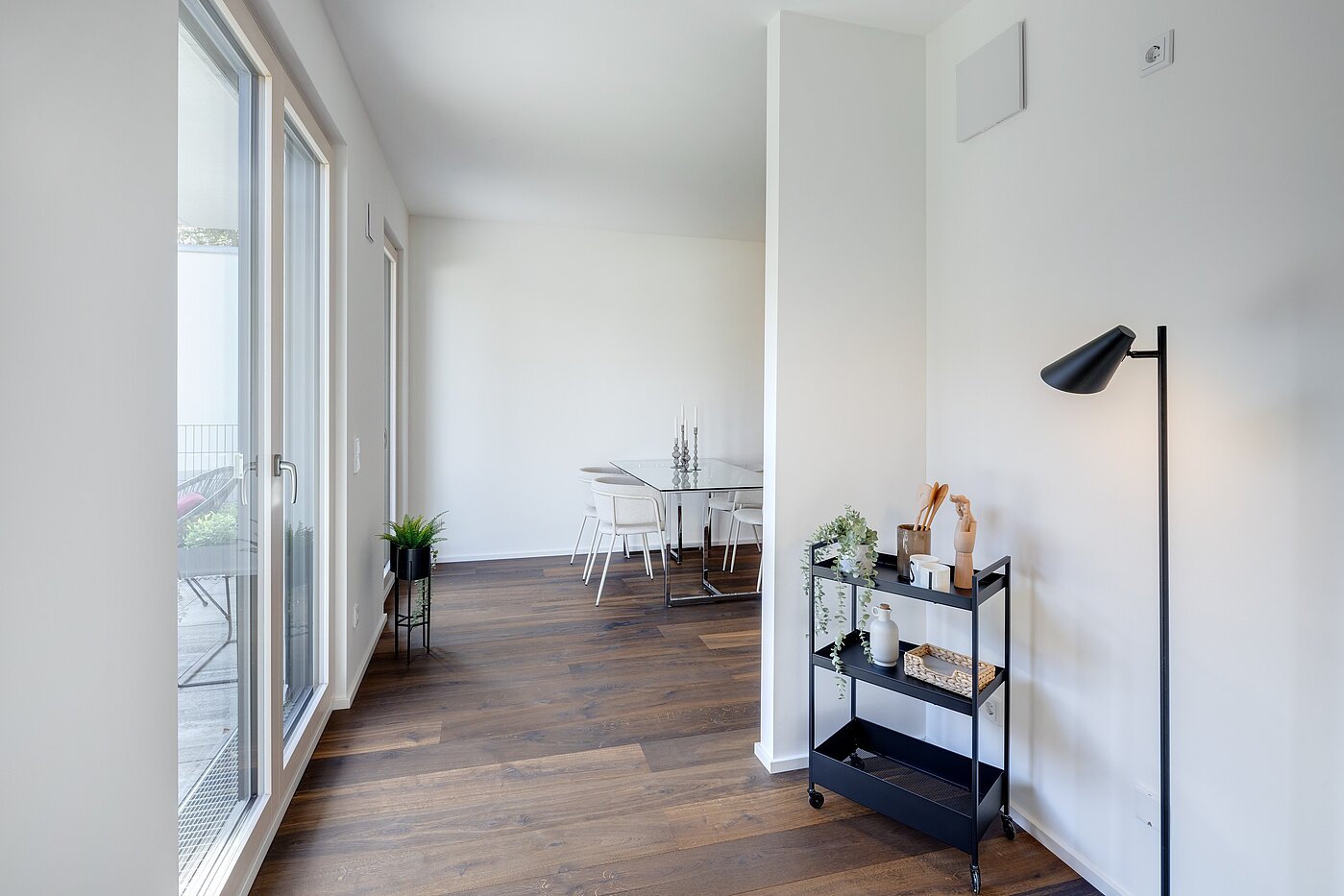 Terrassenwohnung a 2 camere | München-Harlaching | 70372 | Blick zum...