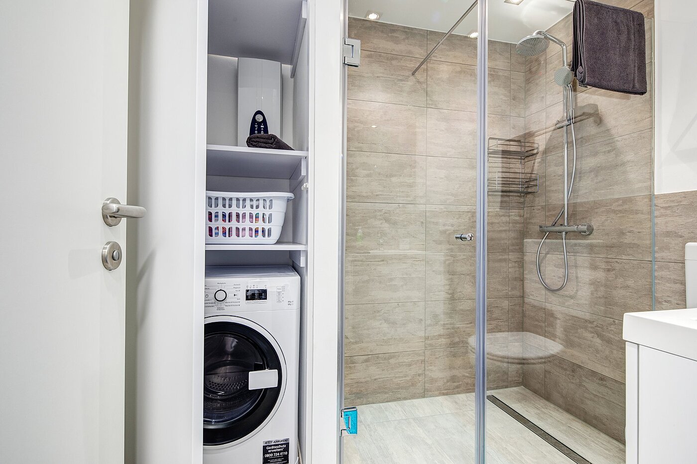 Appartamento a 1 camera | München-Milbertshofen | 2101ML2 | ...mit begehbarer Dusche