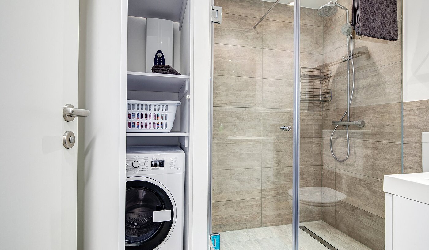 Appartamento a 1 camera | München-Milbertshofen | 2101ML2 | ...mit begehbarer Dusche