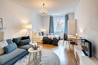 Schwabing: Appartamento di 1,5 locali in Hohenzollernplatz - libero