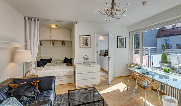 Appartamento a 1 camera | München-Schwabing | 70449 | ... mit Schlafnische