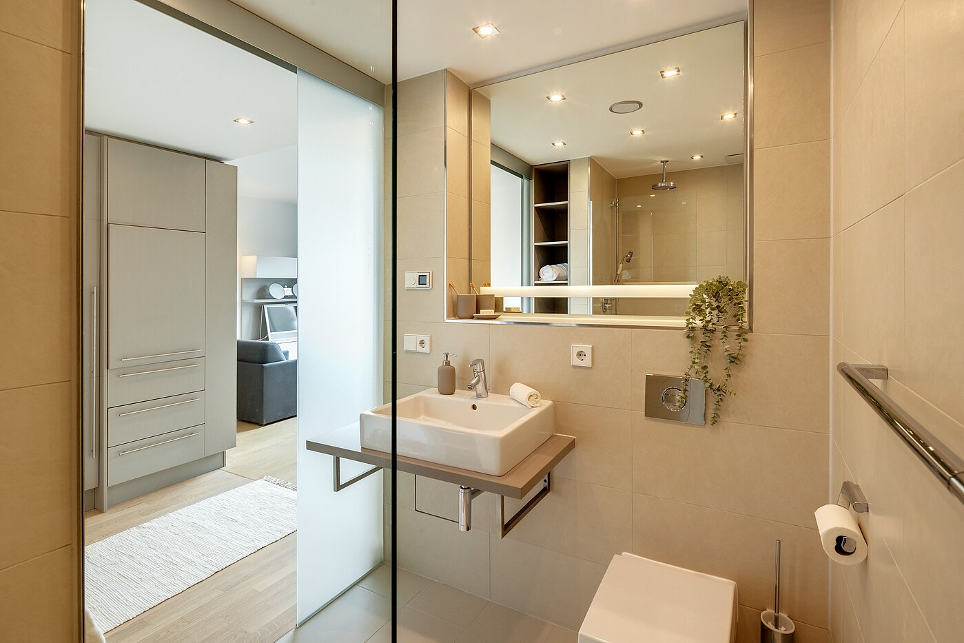 Apartment a 1.5 camere | München-Bogenhausen | 70233 | ...bodengleicher Dusch