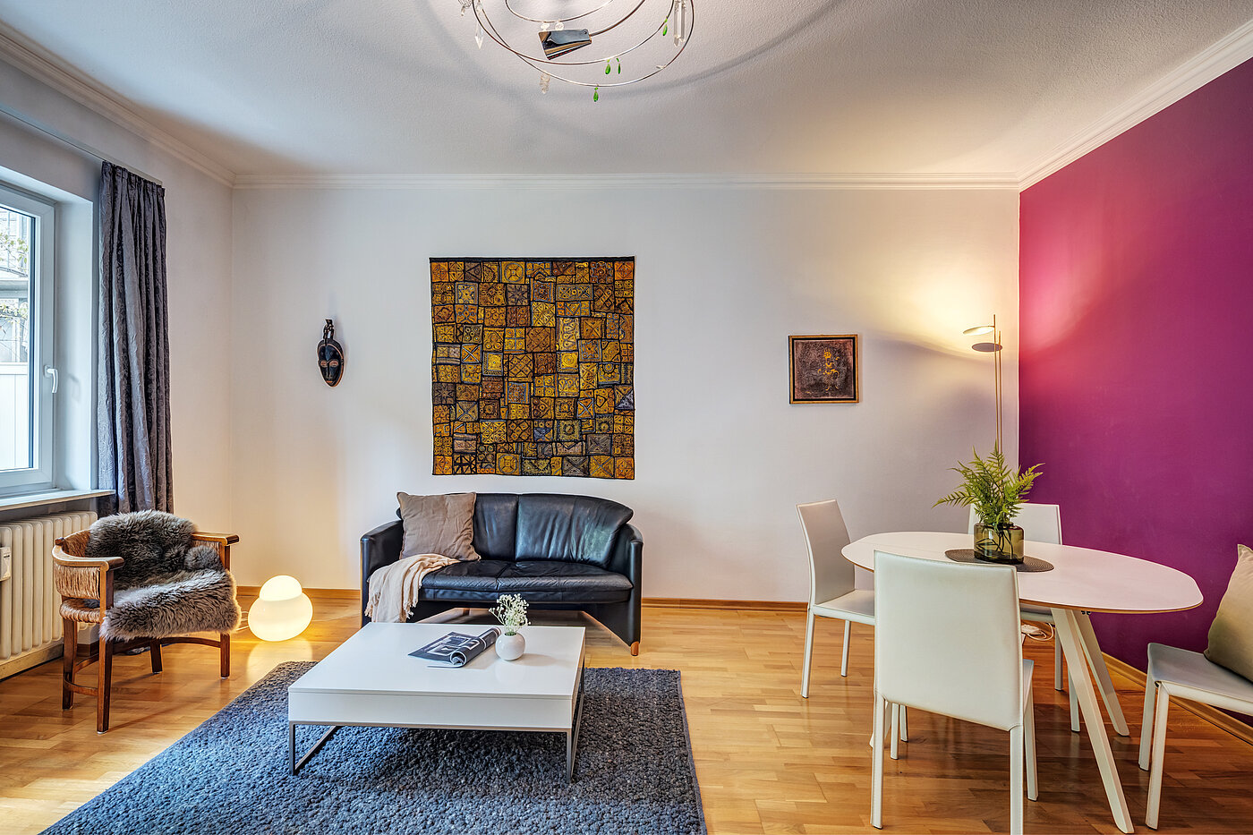 Appartamento al piano terra a 2 camere | München-Schwabing | 70394 | Offener Wohn- Essbereich