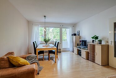 Perlach: Appartamento di 2 locali con 60 m² - Idealmente diviso