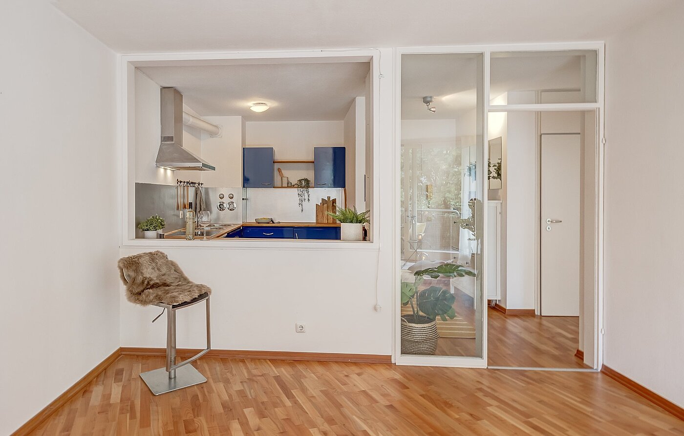 Appartamento a 2 camere | München-Schwabing | 2109ML3 | Blick zur Küche